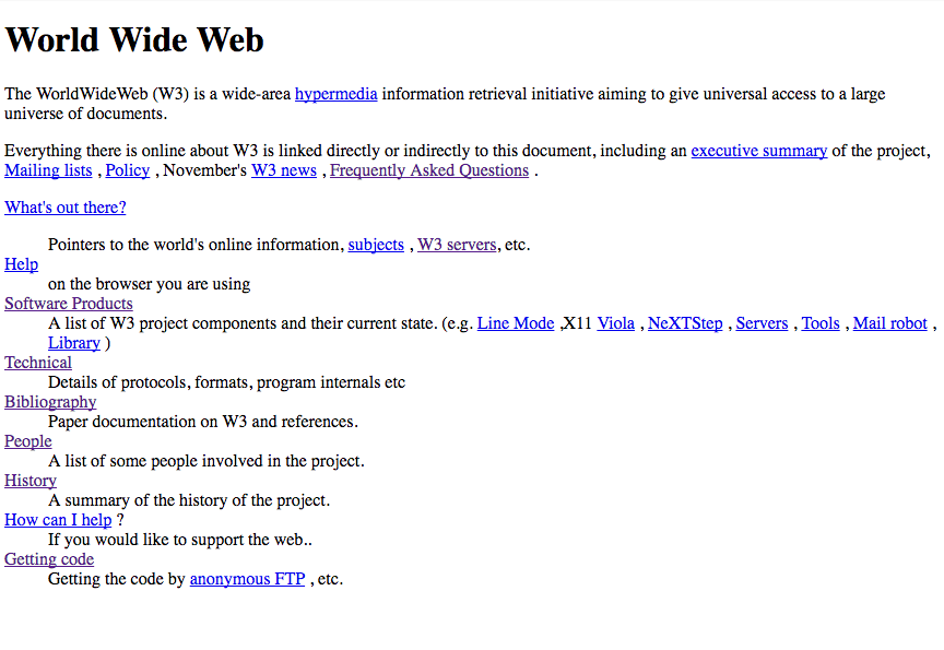 First Web Page