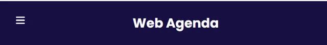 Web Agenda