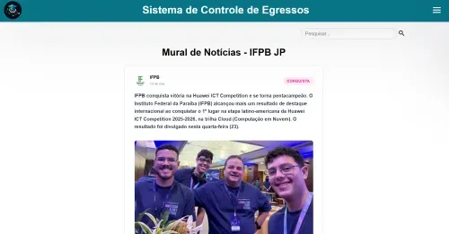 SCE - Sistema de Controle de Egressos