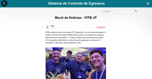 SCE - Sistema de Controle de Egressos